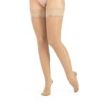 Thigh High Stockings 140 D W/ Silicone ART-434 Piazza