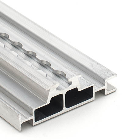 Aluminium rail