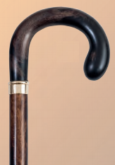 Νο 3 Walking Cane-Rounded Brown Handle ART-726 Garcia