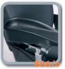 B 66/o Gutted Rotating Armrest Vermeiren