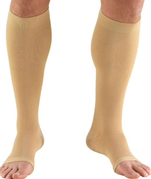 Knee High Stockings W/ Open Toes Class I 20-30mmHg ART-211 Piazza