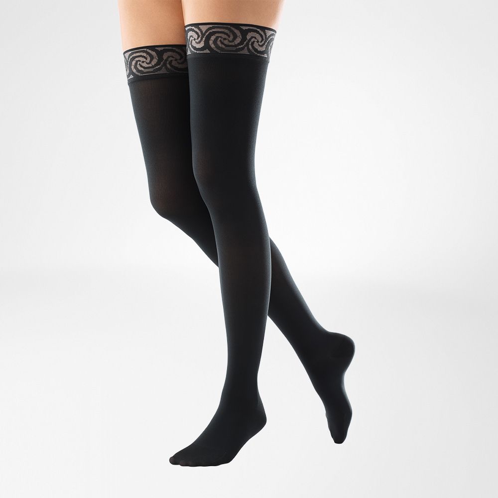 Thigh High Stockings CLI W/ Silicone Venotrain Micro Bauerfeind