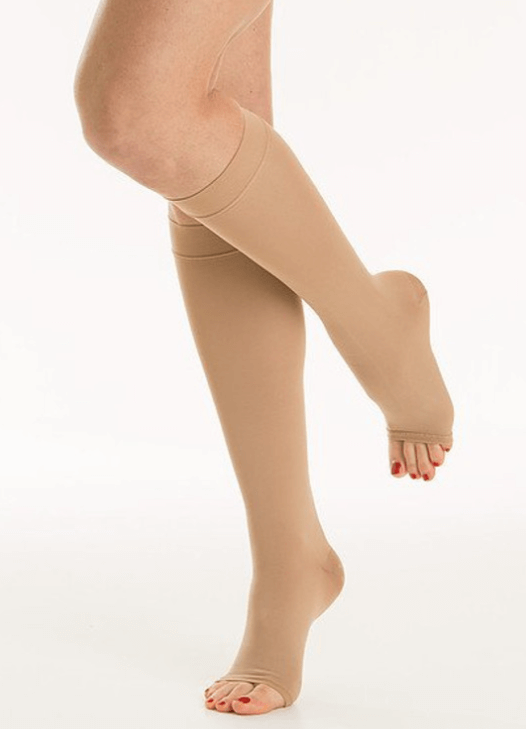 Knee High Stockings W/ Open Toes Class I 20-30mmHg ART-211 Piazza